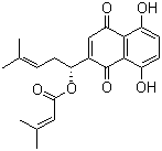 (β,β-dimethylacry)shikonin Structure,24502-79-2Structure