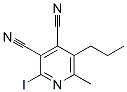 3,4-Pyridinedicarbonitrile,2-iodo-6-methyl-5-propyl- Structure,245079-24-7Structure