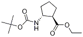 (1R,2r)-ethyl 2-((tert-butoxycarbonyl)amino)cyclopentanecarboxylate Structure,245115-20-2Structure