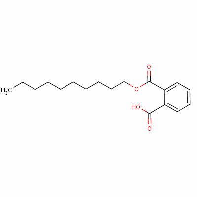 Decyl hydrogen phthalate Structure,24539-60-4Structure