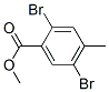 2,5-Dibromo-4-methylbenzoic acid methyl ester Structure,245549-92-2Structure