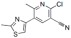 2-Chloro-6-methyl-5-(2-methyl-1,3-thiazol-4-yl)pyridine-3-carbonitrile Structure,246020-85-9Structure