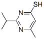 2-Isopropyl-6-methylpyrimidine-4-thiol Structure,2463-81-2Structure