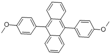 9,10-Bis(4-methoxyphenyl)anthracene Structure,24672-76-2Structure