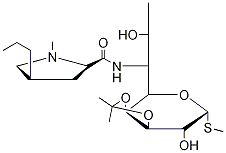 3,4-O-異亞丙基林可霉素結(jié)構(gòu)式_24699-08-9結(jié)構(gòu)式