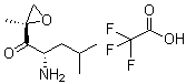 (2R)​-​2-​[(2s)​-​2-​氨基-​4-​甲基戊?；鵠​-​2-​甲基環(huán)氧乙烷三氟乙酸酯結構式_247068-85-5結構式