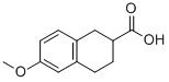 6-Methoxy-1,2,3,4-tetrahydro-naphthalene-2-carboxylic acid Structure,2471-69-4Structure