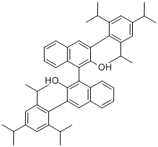 (S)-3,3-bis(2,4,6-triisopropylphenyl)-[1,1-binaphthalene]-2,2-diol Structure,247123-09-7Structure