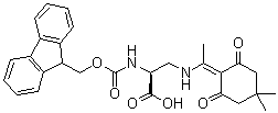 Fmoc-l-dap(dde)-oh結(jié)構(gòu)式_247127-51-1結(jié)構(gòu)式