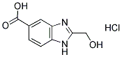 2-Hydroxymethyl-1H-benzoimidazole-5-carboxylic acid hydrochloride Structure,247128-20-7Structure