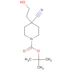 Tert-butyl 4-cyano-4-(2-hydroxyethyl)piperidine-1-carboxylate Structure,247133-10-4Structure