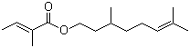 Citronellyl tiglate Structure,24717-85-9Structure