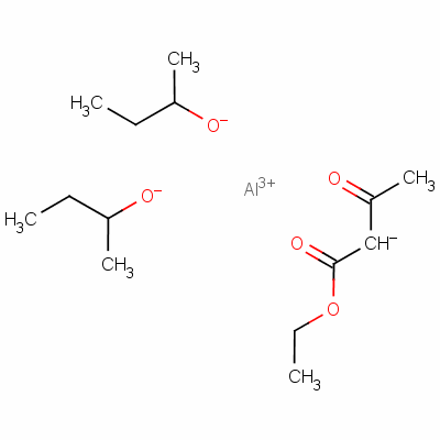 Aluminium di(s-butoxide)acetoacetic ester chetate Structure,24772-51-8Structure