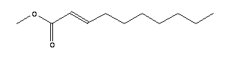 2-Decenoic acid, methyl ester Structure,2482-39-5Structure