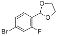 1,3-Dioxolane, 2-(4-bromo-2-fluorophenyl)- Structure,248270-23-7Structure