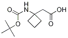 2-(1-(Tert-butoxycarbonylamino)cyclobutyl)acetic acid Structure,249762-02-5Structure