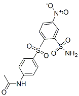 4-[(4-Nitro-2-sulphamoylphenyl)sulphonyl]-4-acetanilide Structure,25006-65-9Structure