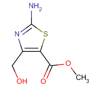 Methyl 2-amino-4-(hydroxymethyl)-1,3-thiazole-5-carboxylate Structure,25039-76-3Structure