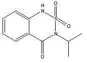 苯達松結(jié)構(gòu)式_25057-89-0結(jié)構(gòu)式