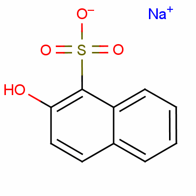 2-羥基萘-1-磺酸鈉結構式_25059-14-7結構式