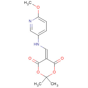 5-((6-Methoxypyridin-3-ylamino)methylene)-2,2-dimethyl-1,3-dioxane-4,6-dione Structure,25063-69-8Structure