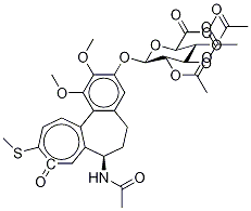 3-Demethyl thiocolchicine 2-o-(2,3,4-tri-o-acetyl-beta-d-glucuronide methyl ester) Structure,250662-47-6Structure