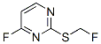 Pyrimidine, 4-fluoro-2-[(fluoromethyl)thio]- (9ci) Structure,250690-60-9Structure