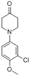 1-(3-Chloro-4-methoxyphenyl)-4-piperidone Structure,250718-96-8Structure