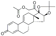 (16Alpha)-21-acetyloxy-16,17-dihydroxy-16,17-o-isopropylidene-pregna-1,4,9(11)-triene-3,20-dione Structure,25092-28-8Structure