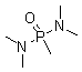 Methyl phosphonic bis(dimethylamide) Structure,2511-17-3Structure