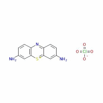 3,7-Diaminophenothiazin-5-ium perchlorate Structure,25137-58-0Structure