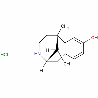 (2alpha,6alpha,11R*)-1,2,3,4,5,6-Hexahydro-6,11-Dimethyl-2,6-Methano-3-Benzazocin-8-Ol Structure,25144-78-9Structure