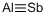 Aluminum antimonide Structure,25152-52-7Structure