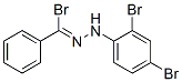 1-[Bromo(phenyl)methylene]-2-(2,4-dibromophenyl)hydrazine Structure,2516-46-3Structure