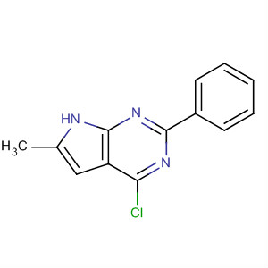 4-Chloro-6-methyl-2-phenyl-7h-pyrrolo[2,3-d]pyrimidine Structure,251947-09-8Structure