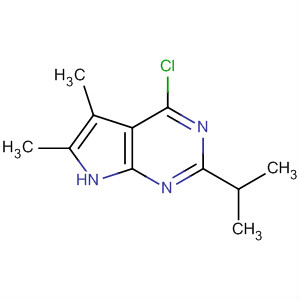 4-Chloro-2-isopropyl-5,6-dimethyl-7h-pyrrolo[2,3-d]pyrimidine Structure,251947-19-0Structure