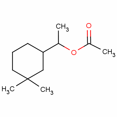 Alpha,3,3-trimethylcyclohexylmethyl acetate Structure,25225-10-9Structure