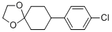 8-(4-Chlorophenyl)-1,4-dioxaspiro[4.5]decane Structure,25253-51-4Structure