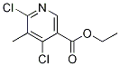 Ethyl4,6-dichloro-5-methylnicotinate Structure,252552-10-6Structure