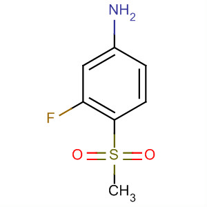 3-Fluoro-4-(methylsulfonyl)aniline Structure,252561-34-5Structure