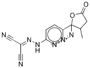 2-[2-[4-(2-疊氮基四氫-3-甲基-5-氧代-2-呋喃)苯基]肼基idene]丙烷二ni三le (Mixture of 二asteromers)結(jié)構(gòu)式_252638-01-0結(jié)構(gòu)式