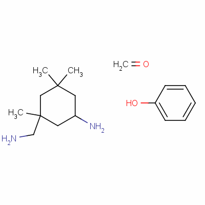 甲醛與 5-氨基-1,3,3-三甲基環(huán)己烷甲胺和苯酚的聚合物結(jié)構(gòu)式_25265-17-2結(jié)構(gòu)式