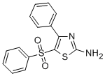 2-Amino-4-phenyl-5-(phenylsulphonyl)-1,3-thiazole Structure,252679-72-4Structure