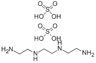 Triethylenetetramine disulfate salt dihydrate Structure,25291-67-2Structure