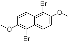 1,5-Dibromo-2,6-dimethoxynaphthalene Structure,25315-06-4Structure