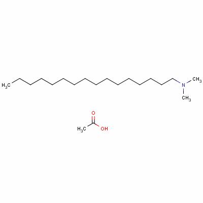 Hexadecyldimethylammonium acetate Structure,25324-14-5Structure