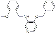 3-(2-Methoxybenzylamino)-4-phenylmethoxy-pyridine Structure,253307-66-3Structure