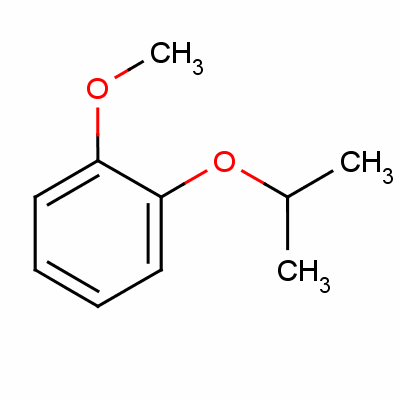 1-異丙氧基-2-甲氧基苯結(jié)構(gòu)式_2539-21-1結(jié)構(gòu)式