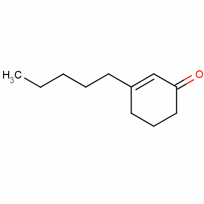 2-Cyclohexen-1-one, 2-pentyl- Structure,25435-63-6Structure