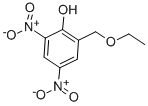 2-(乙氧基甲基)-4,6-二硝基苯酚結(jié)構式_2544-94-7結(jié)構式